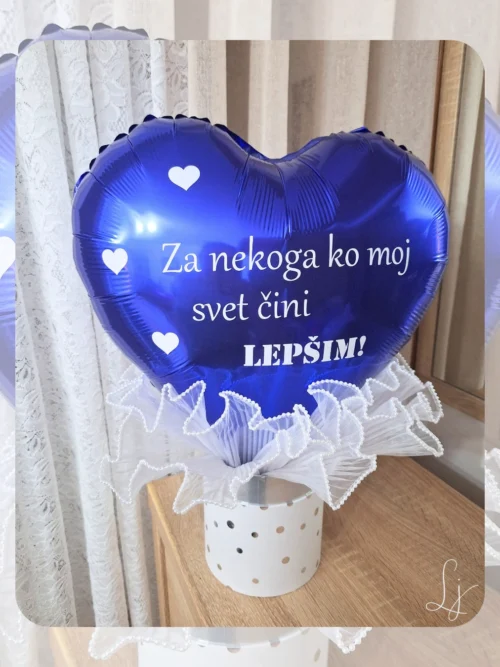01 Royal Blue balon aranžman Royal Blue balon aranžman