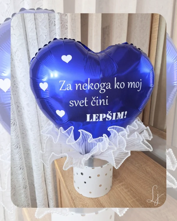 01 Royal Blue balon aranžman Royal Blue balon aranžman