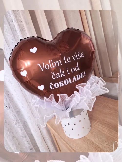 Balon aranžman Chocolate Pie