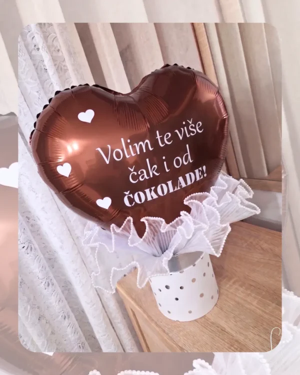 02 Chocolate Pie balon aranžman Balon aranžman Chocolate Pie